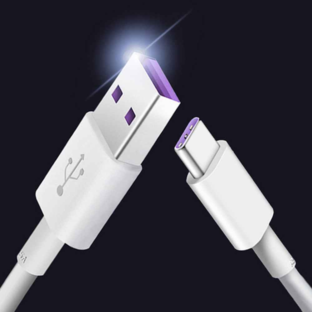 Uniqbuy For 5A USB to USB-C / Type-C Flash Charging Data Cable, Cable Length: 2m
