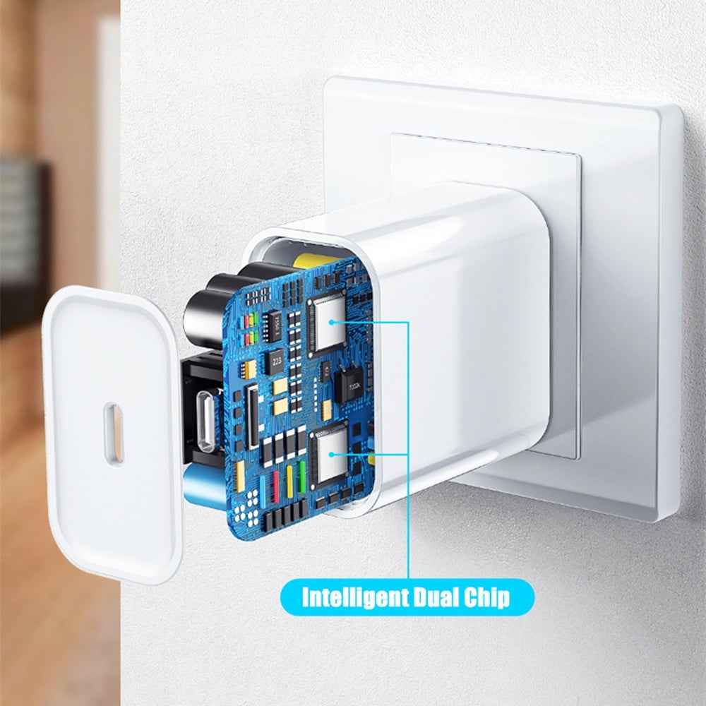 Uniqbuy For PD 20W Single USB-C / Type-C Interface Travel Charger, EU Plug