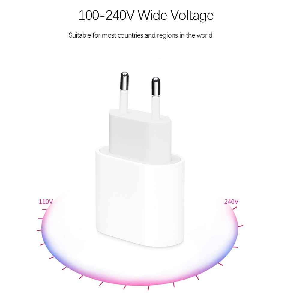 Uniqbuy For PD 20W Single USB-C / Type-C Interface Travel Charger, EU Plug