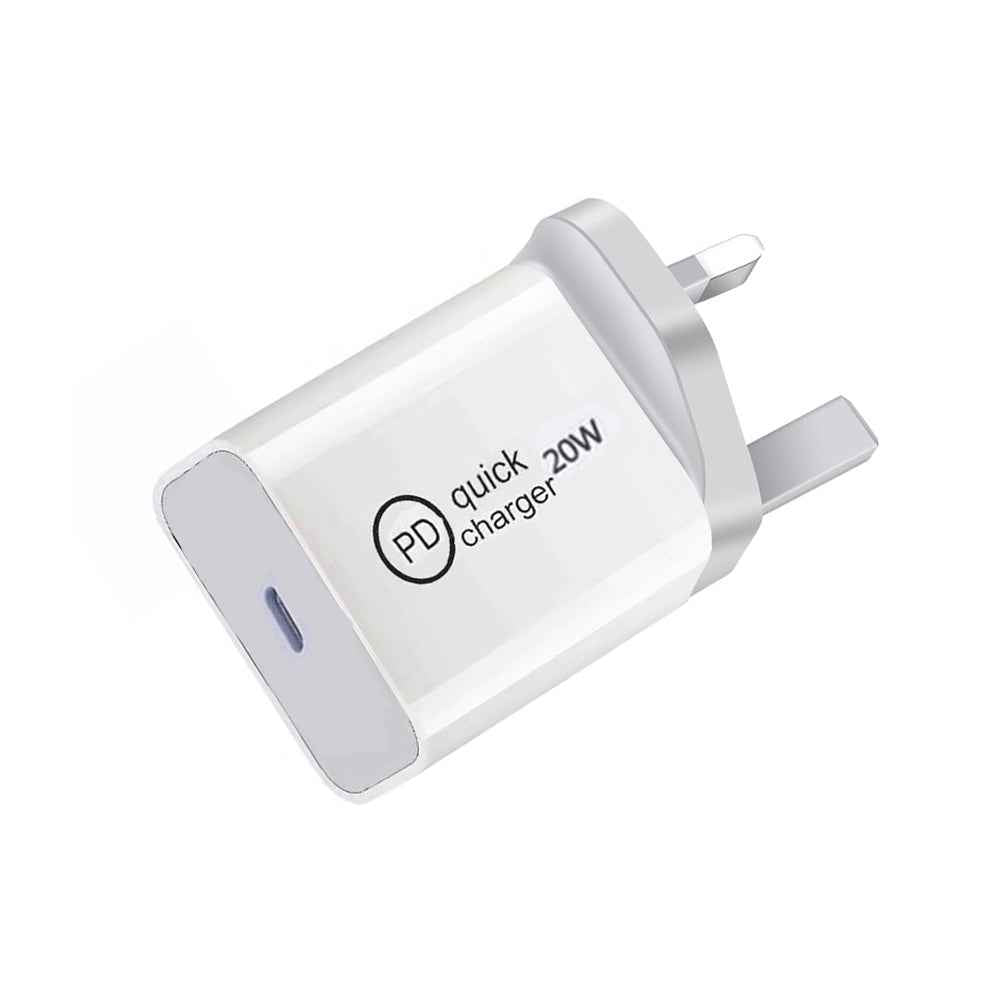 Uniqbuy For SDC-20W PD 20W Single USB-C / Type-C Interface Travel Charger UK Plug