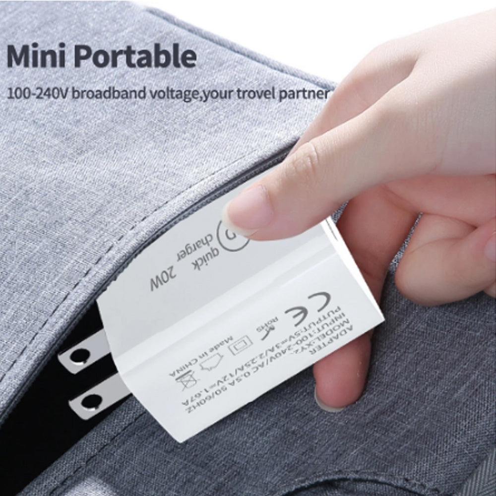 SDC-20W PD 20W Single USB-C / Type-C Interface Travel Charger UK Plug
