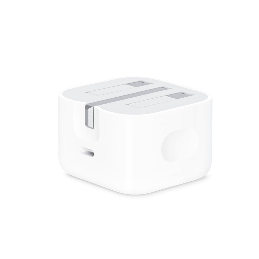 A2344 20W PD 3.0 Type-C / USB-C Folding Travel Charger + USB-C / Type-C to Type-C Fast Charging Data Cable Set, UK Plug, Length: 2m
