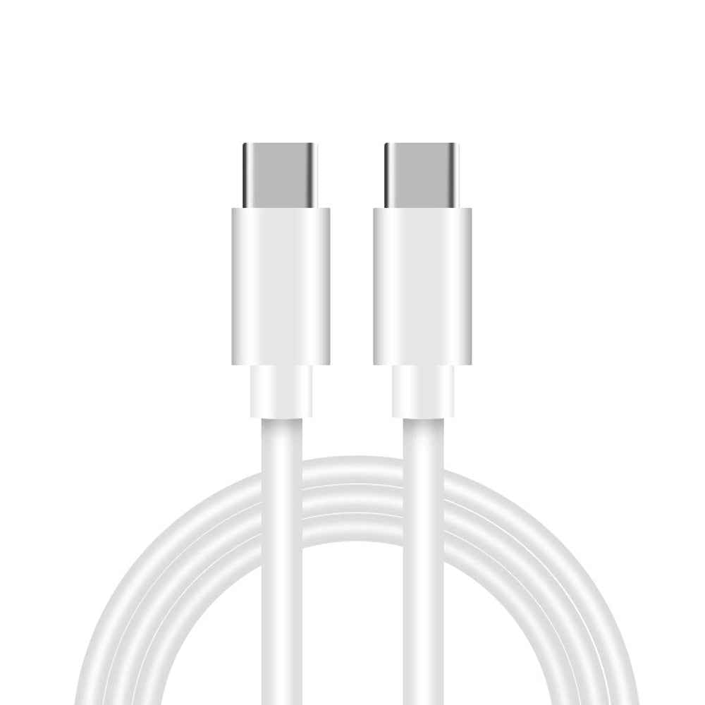 Uniqbuy For A2344 20W PD 3.0 Type-C / USB-C Folding Travel Charger + USB-C / Type-C to Type-C Fast Charging Data Cable Set, UK Plug, Length: 2m