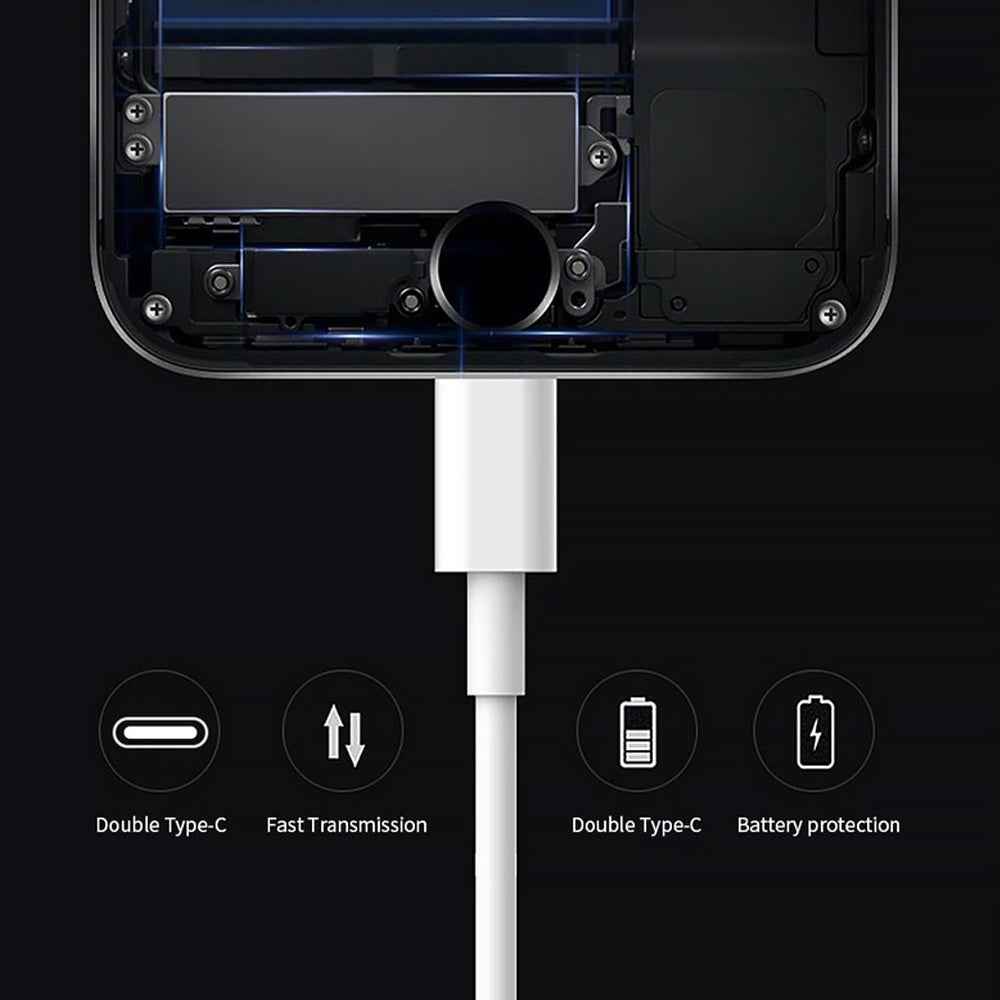 Uniqbuy For XJ-50 PD 120W 5A USB-C / Type-C to USB-C / Type-C Fast Charging Data Cable, Cable Length: 1m