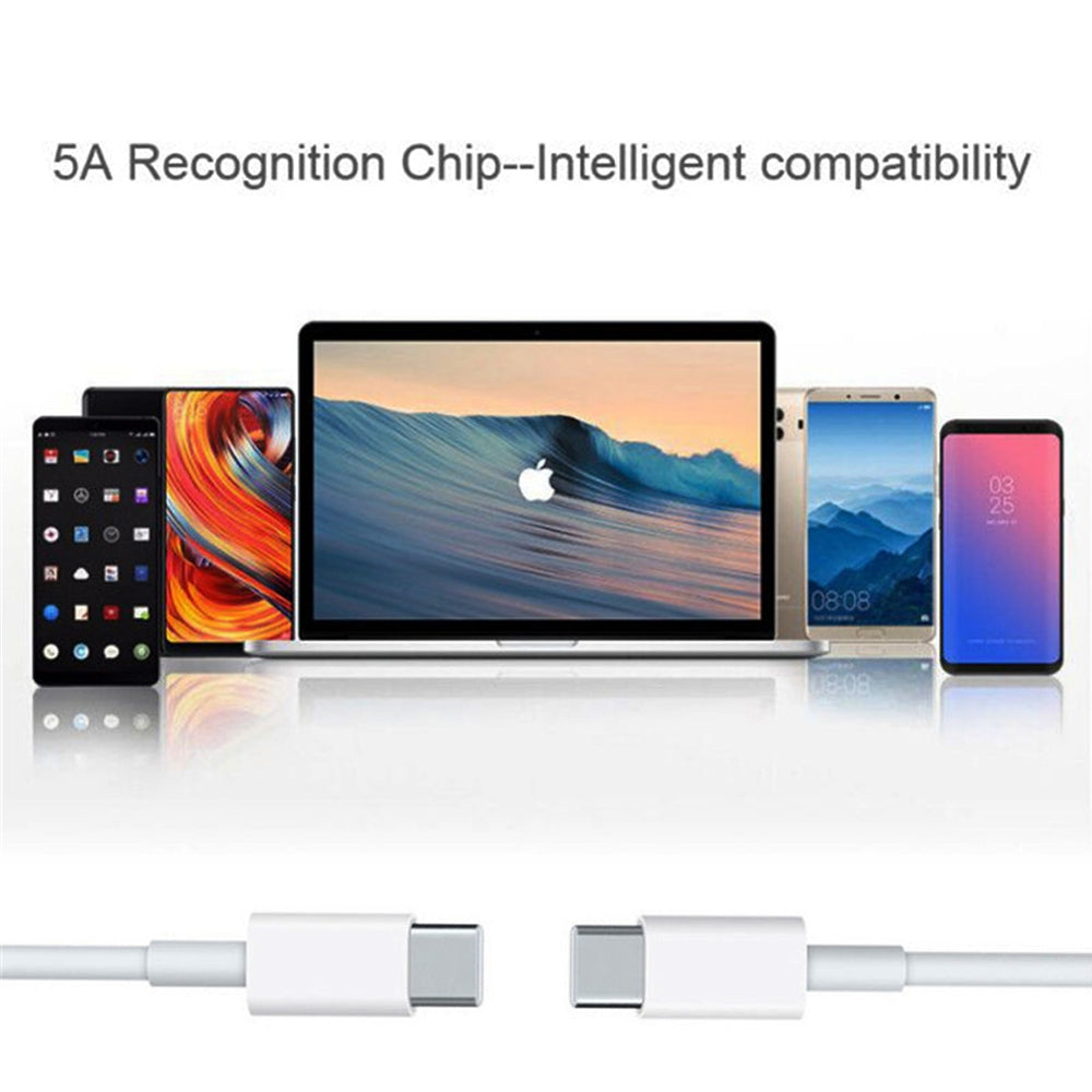 XJ-50 PD 120W 5A USB-C / Type-C to USB-C / Type-C Fast Charging Data Cable, Cable Length: 1m