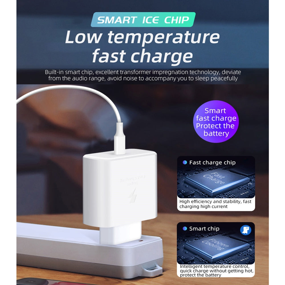 M135 45W USB-C / Type-C Port Fast Charger, EU Plug(White)