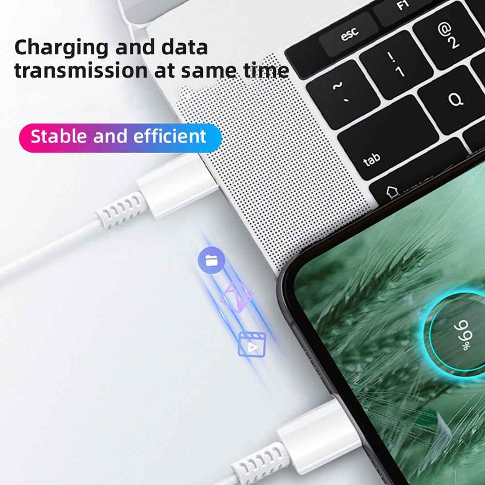 Uniqbuy For 5 PCS XJ-70 45W 5A USB-C / Type-C to Type-C Super Fast Charging Cable, Length: 1m