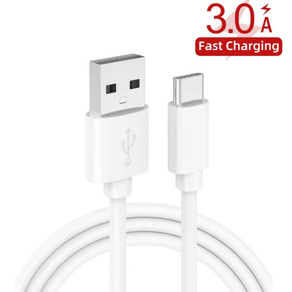 Uniqbuy For CA-25 QC3.0 USB 3A Fast Charger with 1m USB to Type-C Data Cable, AU Plug(Black)