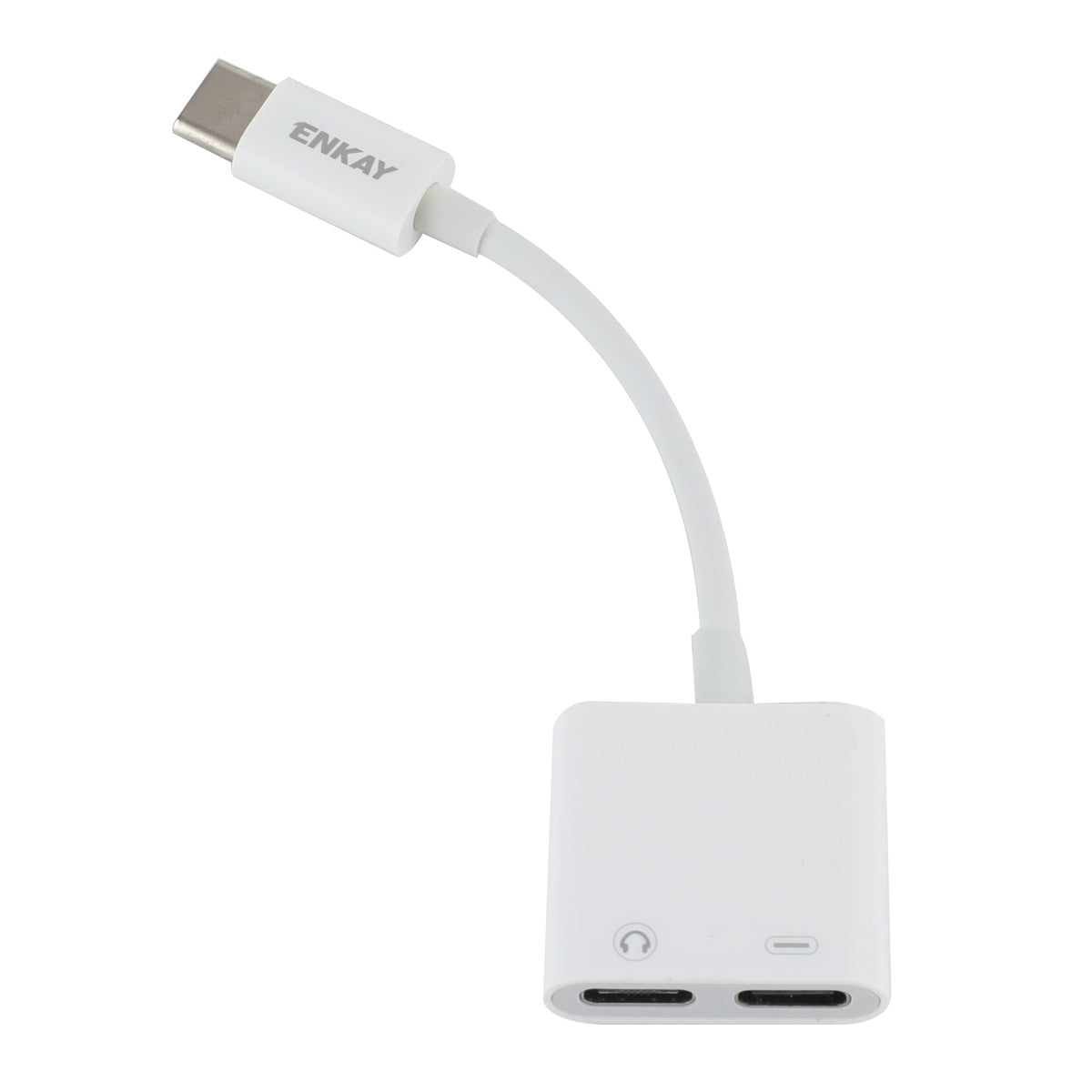 ENK-AT105 USB-C / Type-C to Dual Type-C Headphone & Charging Adapter Data Cable
