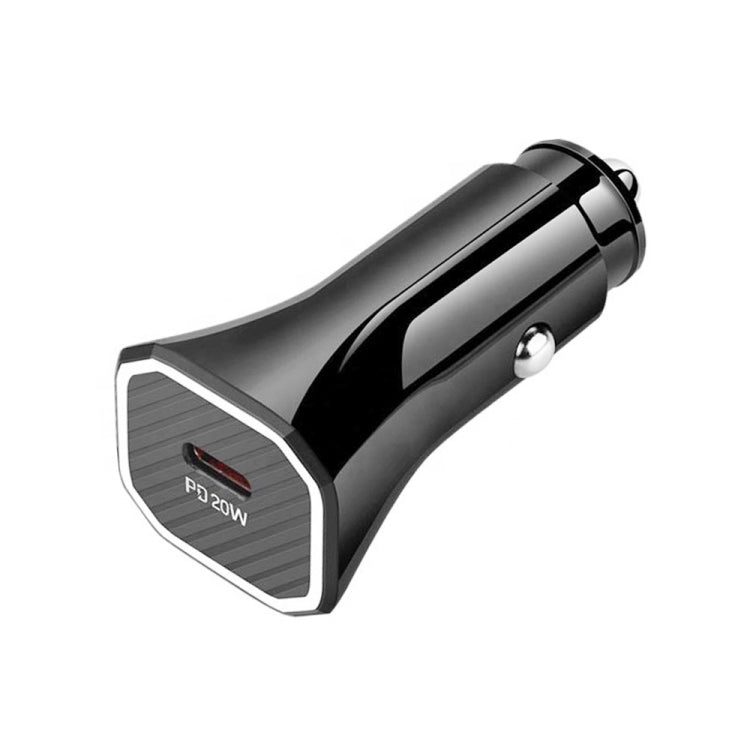 TE-P2 PD 20W Type-C Interface Car Charger(Black)