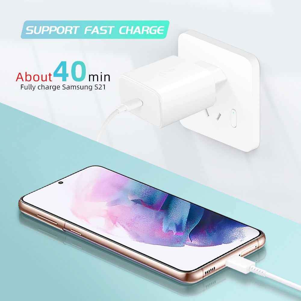 Uniqbuy For M135 45W USB-C / Type-C Port Fast Charger with 5A Type-C to Type-C Cable, EU Plug(Black)