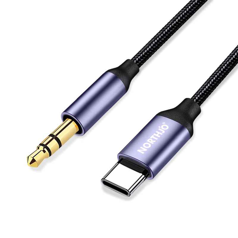 Uniqbuy For NORTHJO UTM03 Type-C to 3.5mm Audio Aux Jack Headphone Cable, Length:0.5m