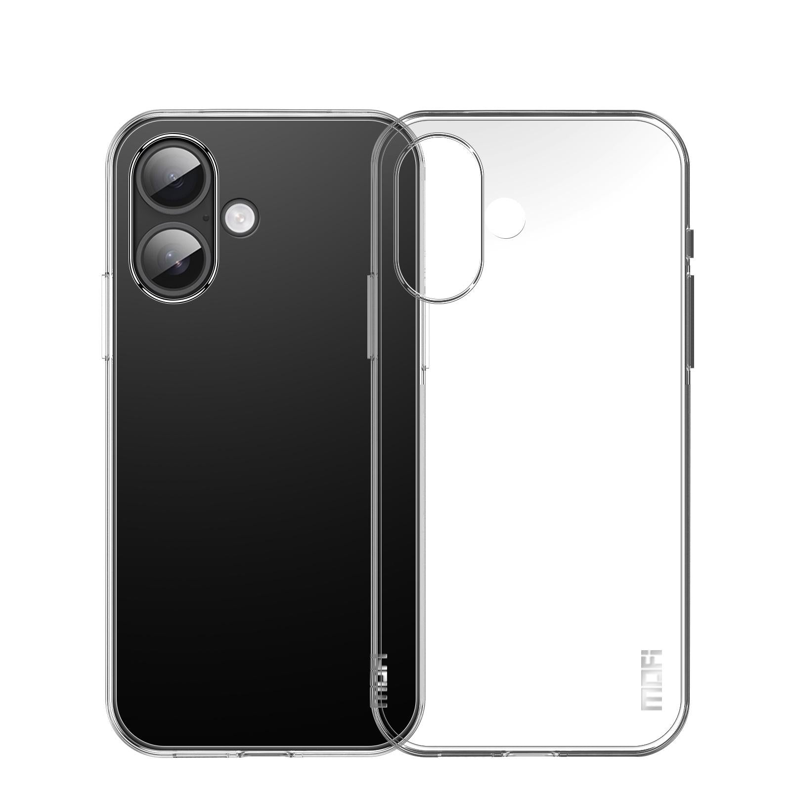 Compatible with iPhone 18 MOFI Ming Series Ultra-thin TPU Phone Case - Transparent