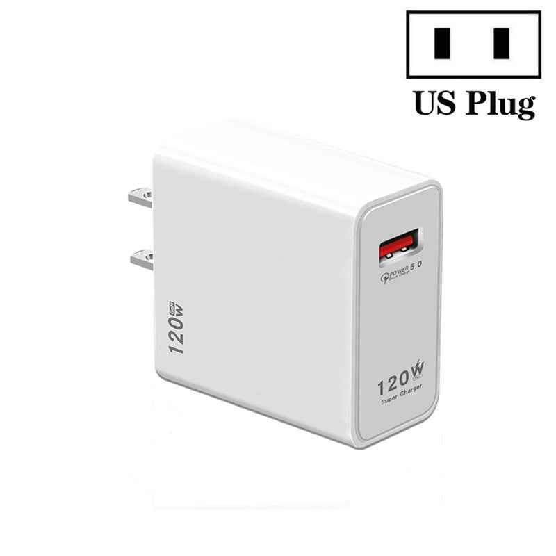 Uniqbuy For 120W USB Super Fast Charging Charger, Plug Size:US Plug