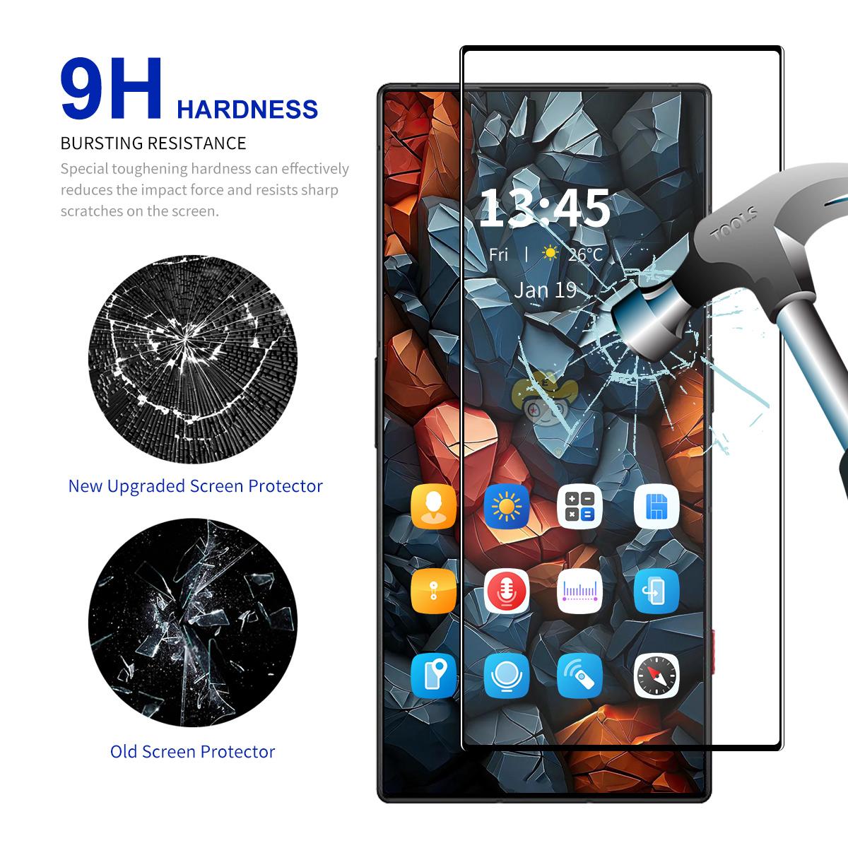 For Nubia RedMagic 10 Pro / 10 Pro+ ENKAY Hat-Prince Full Glue High Aluminum-silicon Tempered Glass Film