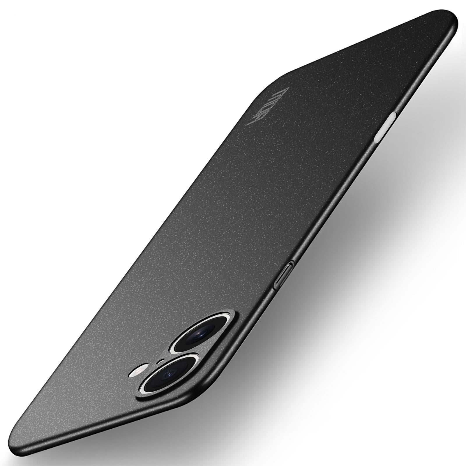 Compatible with iPhone 18 MOFI Fandun Series Frosted PC Ultra-thin All-inclusive Phone Case - Black