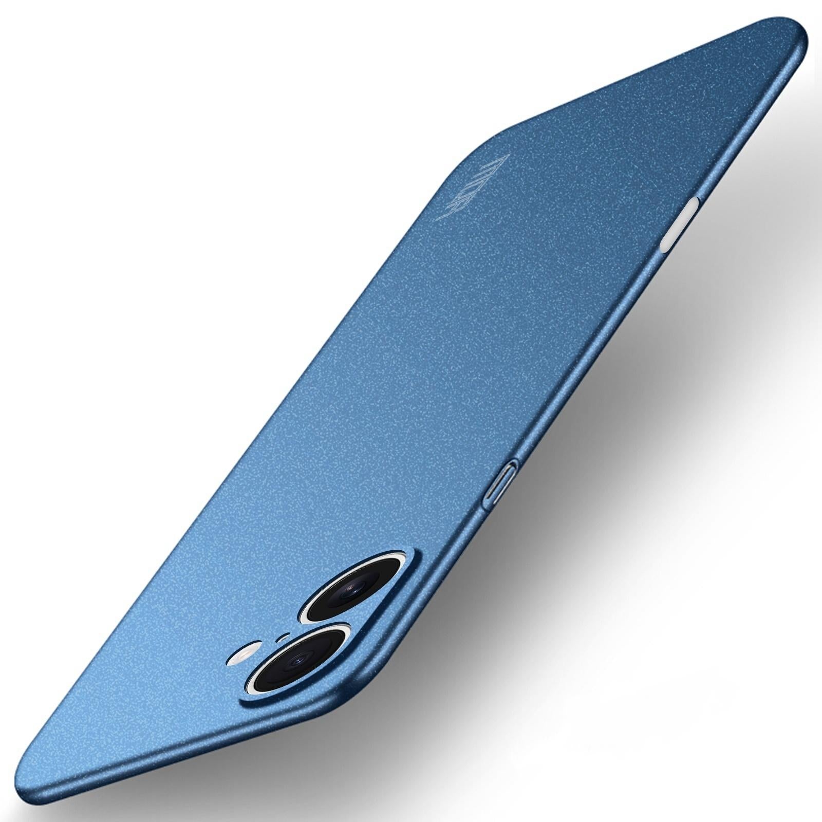 Compatible with iPhone 18 MOFI Fandun Series Frosted PC Ultra-thin All-inclusive Phone Case - Blue