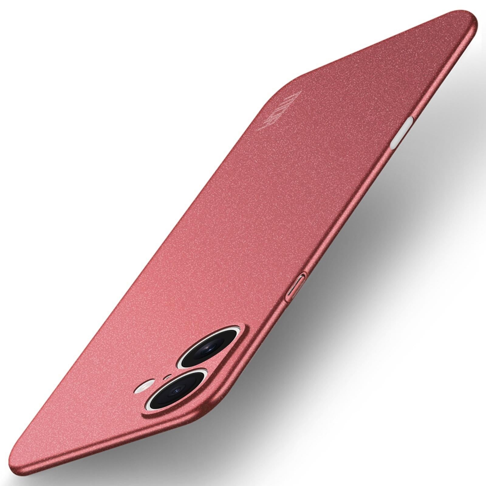 Compatible with iPhone 18 MOFI Fandun Series Frosted PC Ultra-thin All-inclusive Phone Case - Red