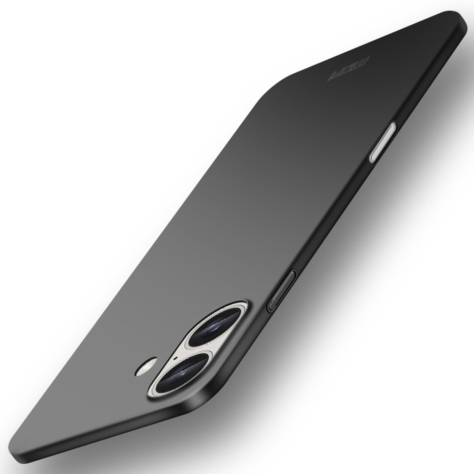 Compatible with iPhone 18 MOFI Frosted PC Ultra-thin Hard Phone Case - Black