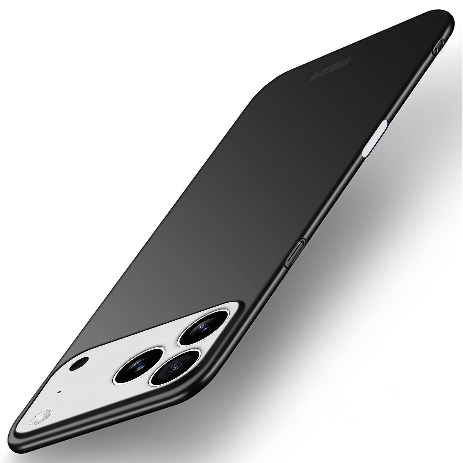 Compatible with iPhone 18 Pro MOFI Frosted PC Ultra-thin Hard Phone Case - Black