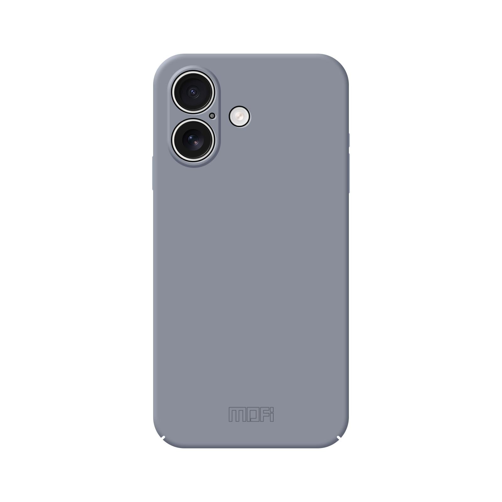 Compatible with iPhone 18 MOFI Qin Series Skin Feel All-inclusive PC Phone Case - Gray