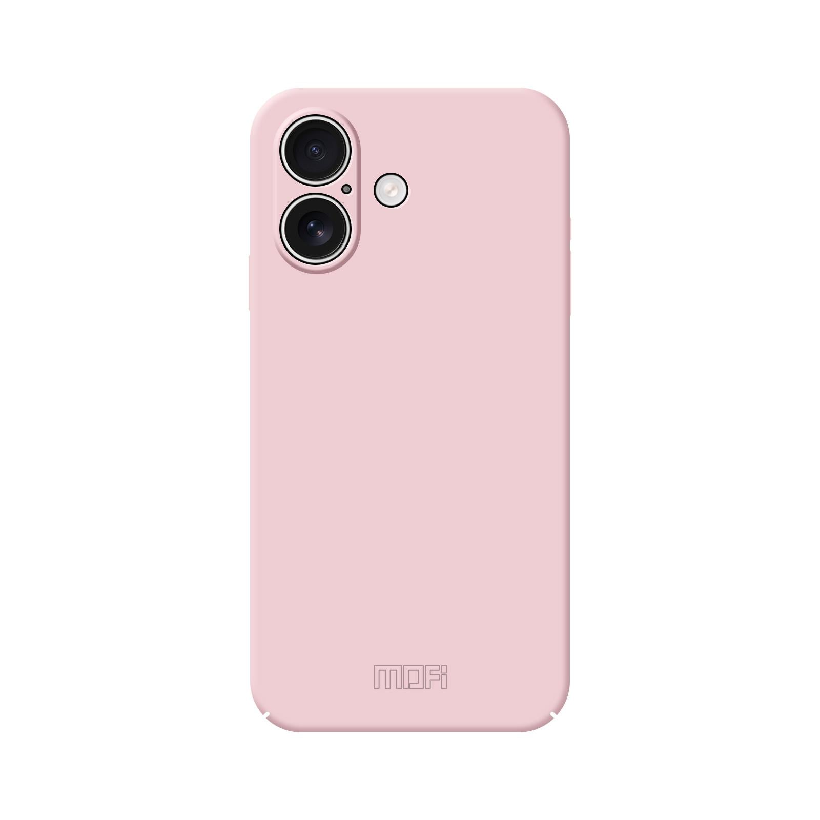 Compatible with iPhone 18 MOFI Qin Series Skin Feel All-inclusive PC Phone Case - Pink