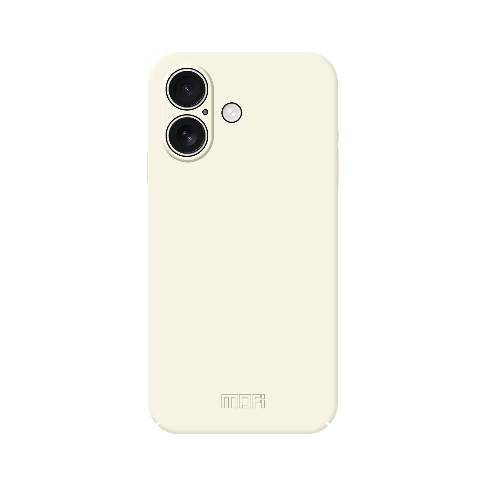 Compatible with iPhone 18 MOFI Qin Series Skin Feel All-inclusive PC Phone Case - Beige