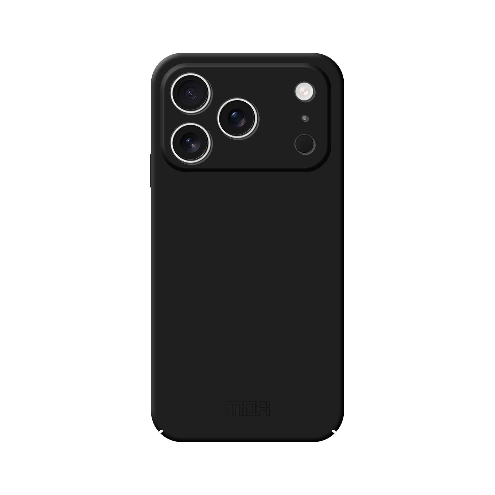 Compatible with iPhone 18 Pro MOFI Qin Series Skin Feel All-inclusive PC Phone Case - Black