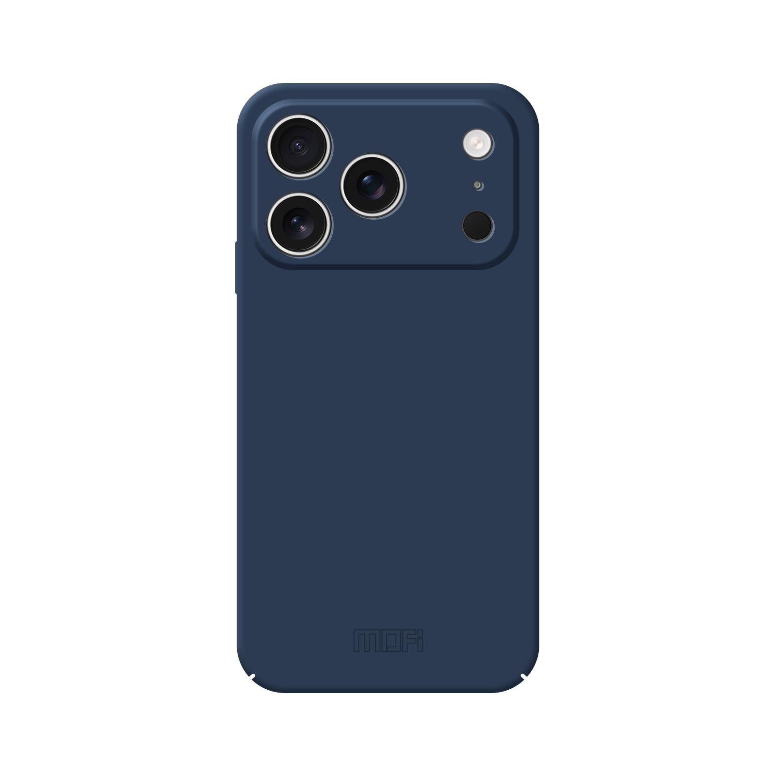 Compatible with iPhone 18 Pro MOFI Qin Series Skin Feel All-inclusive PC Phone Case - Blue