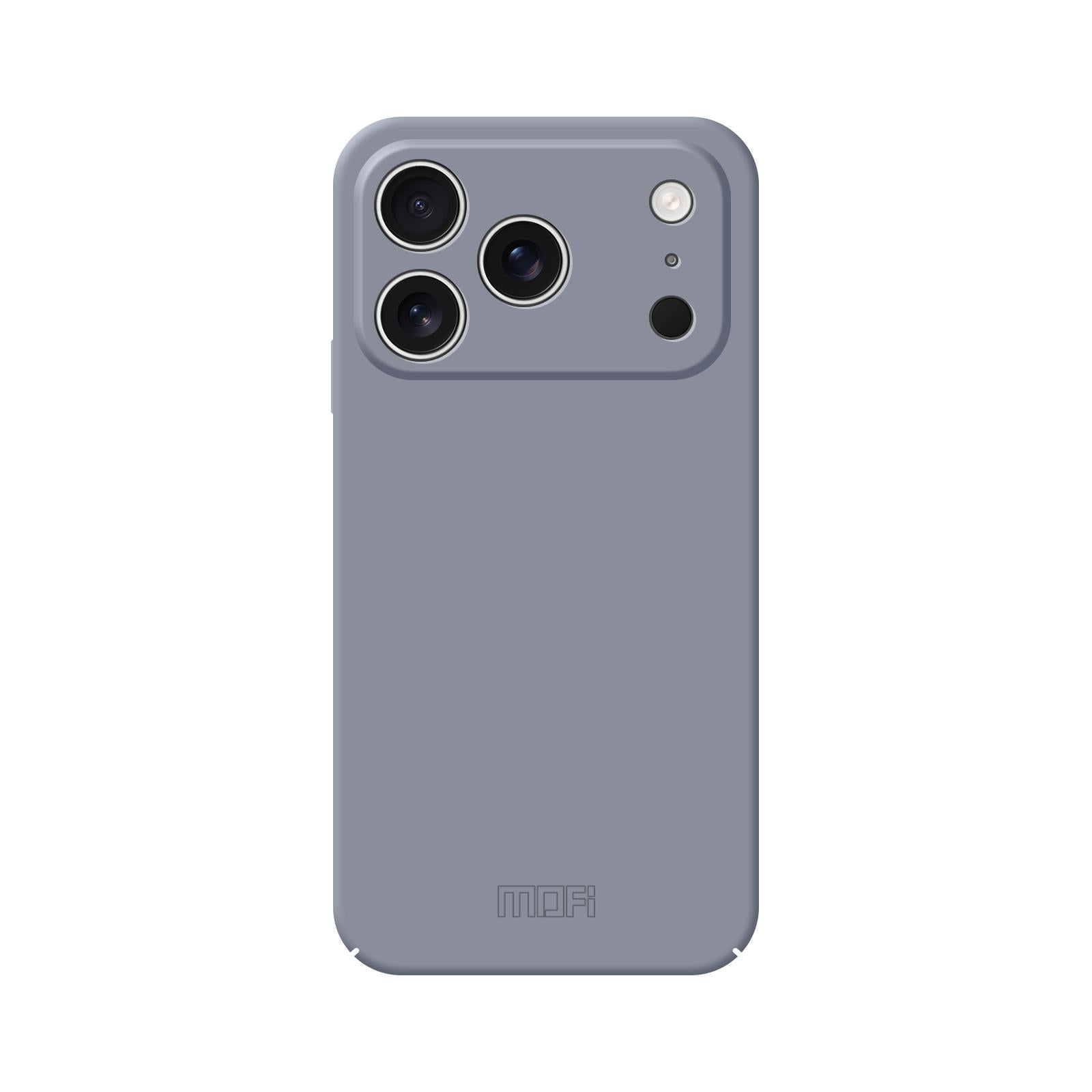 Compatible with iPhone 18 Pro MOFI Qin Series Skin Feel All-inclusive PC Phone Case - Gray