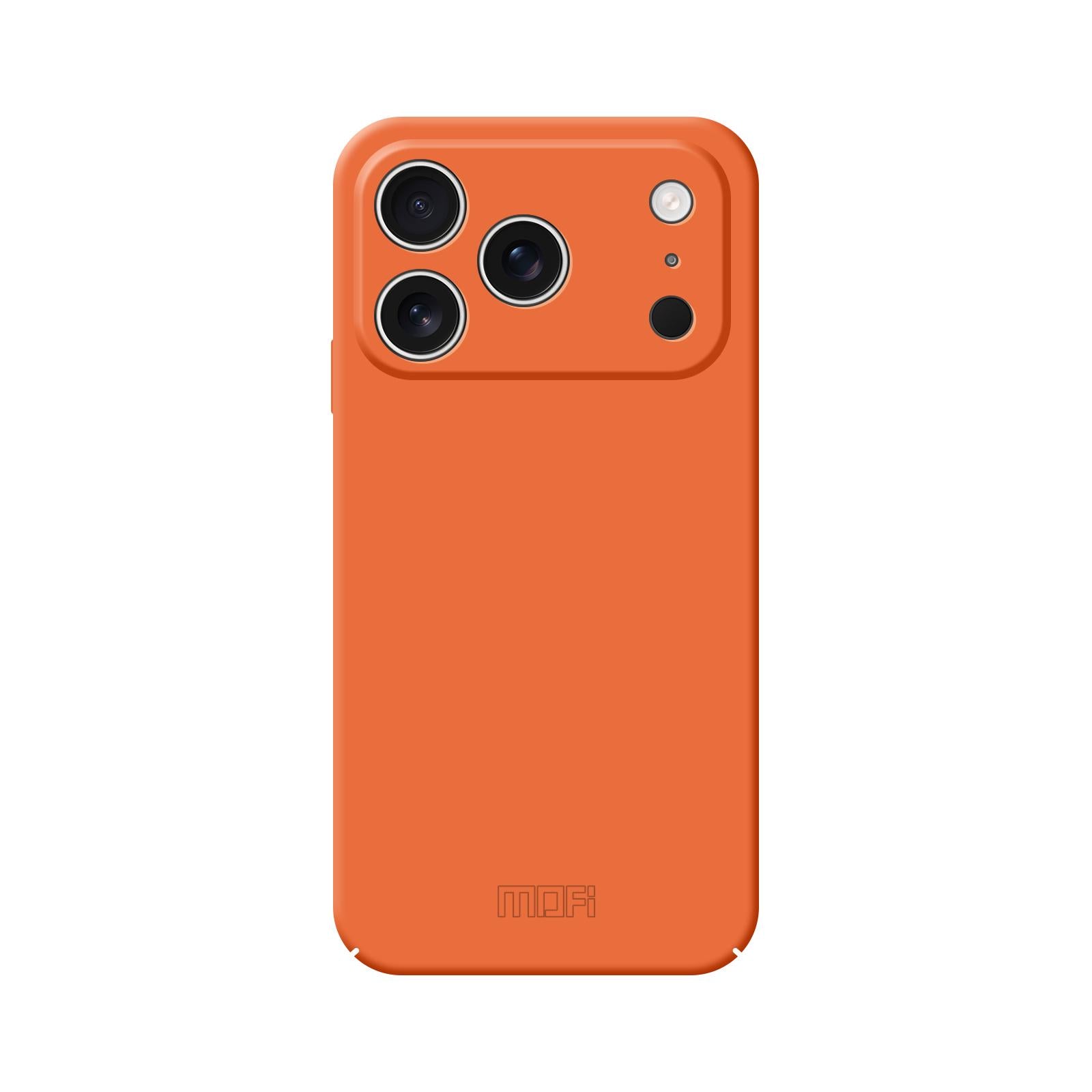 Compatible with iPhone 18 Pro MOFI Qin Series Skin Feel All-inclusive PC Phone Case - Orange