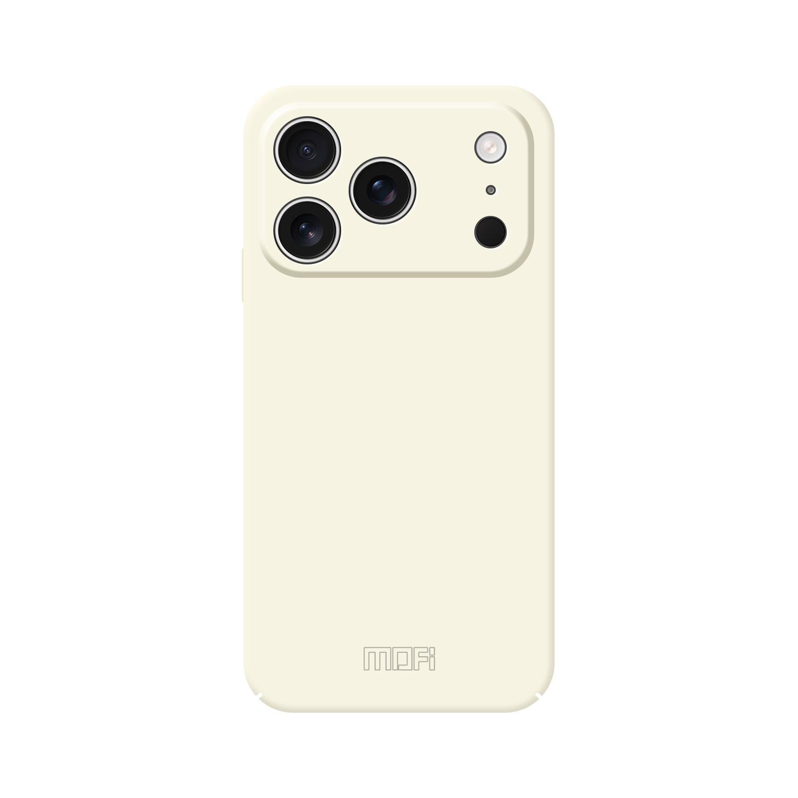 Compatible with iPhone 18 Pro MOFI Qin Series Skin Feel All-inclusive PC Phone Case - Beige