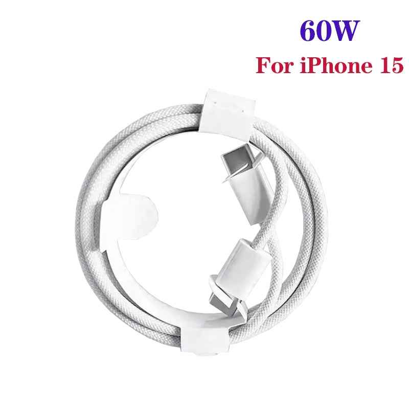 Uniqbuy For XJ-99 2pcs 1m 60W USB-C / Type-C to Type-C Fast Charging Data Cable