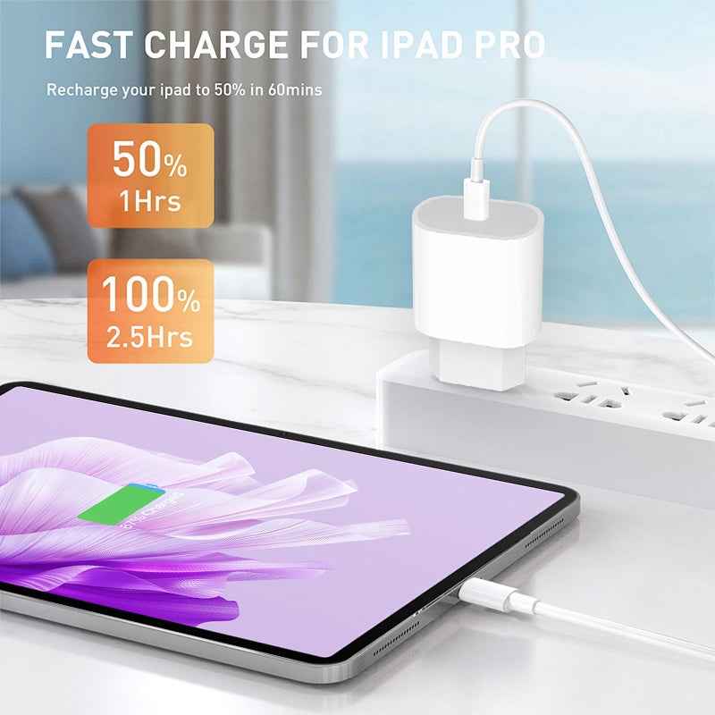 Uniqbuy For PD35W USB-C / Type-C Port Charger with 1m Type-C to Type-C Data Cable, EU Plug