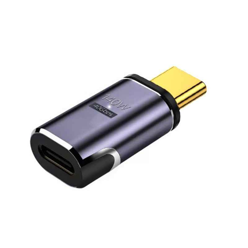 Uniqbuy For 140W 5A USB 4.0 USB-C / Type-C to Type-C 40Gbps Data OTG Magnetic Adapter, Spec:Straight Head
