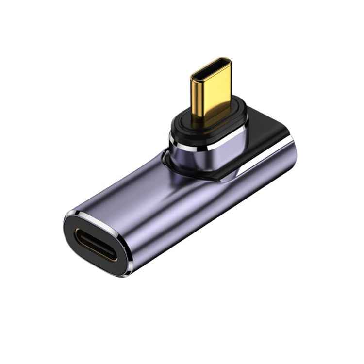 Uniqbuy For 140W 5A USB 4.0 USB-C / Type-C to Type-C 40Gbps Data OTG Magnetic Adapter, Spec:Forward Elbow