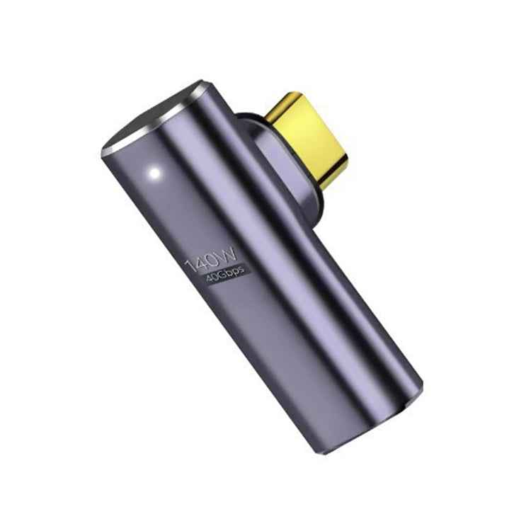 Uniqbuy For 140W 5A USB 4.0 USB-C / Type-C to Type-C 40Gbps Data OTG Magnetic Adapter, Spec:Forward Elbow