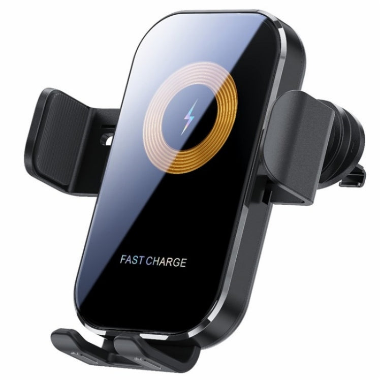 X12 Car Air Vent Touch Sensing Wireless Phone Charger Holder(Black)