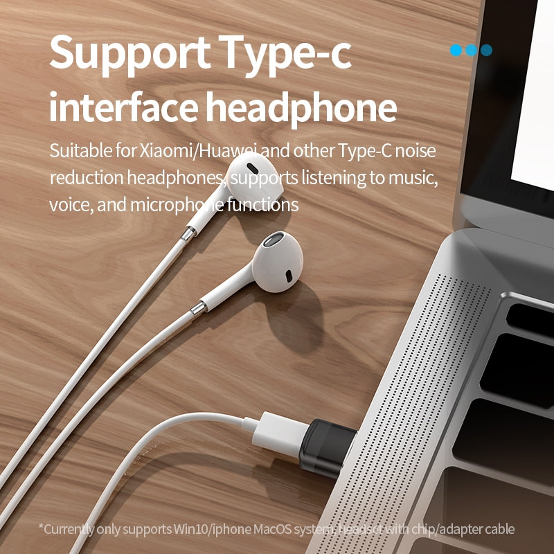 USB3.0 Male to USB-C / Type-C Female OTG Adapter 5Gbps Transmission(Blue)