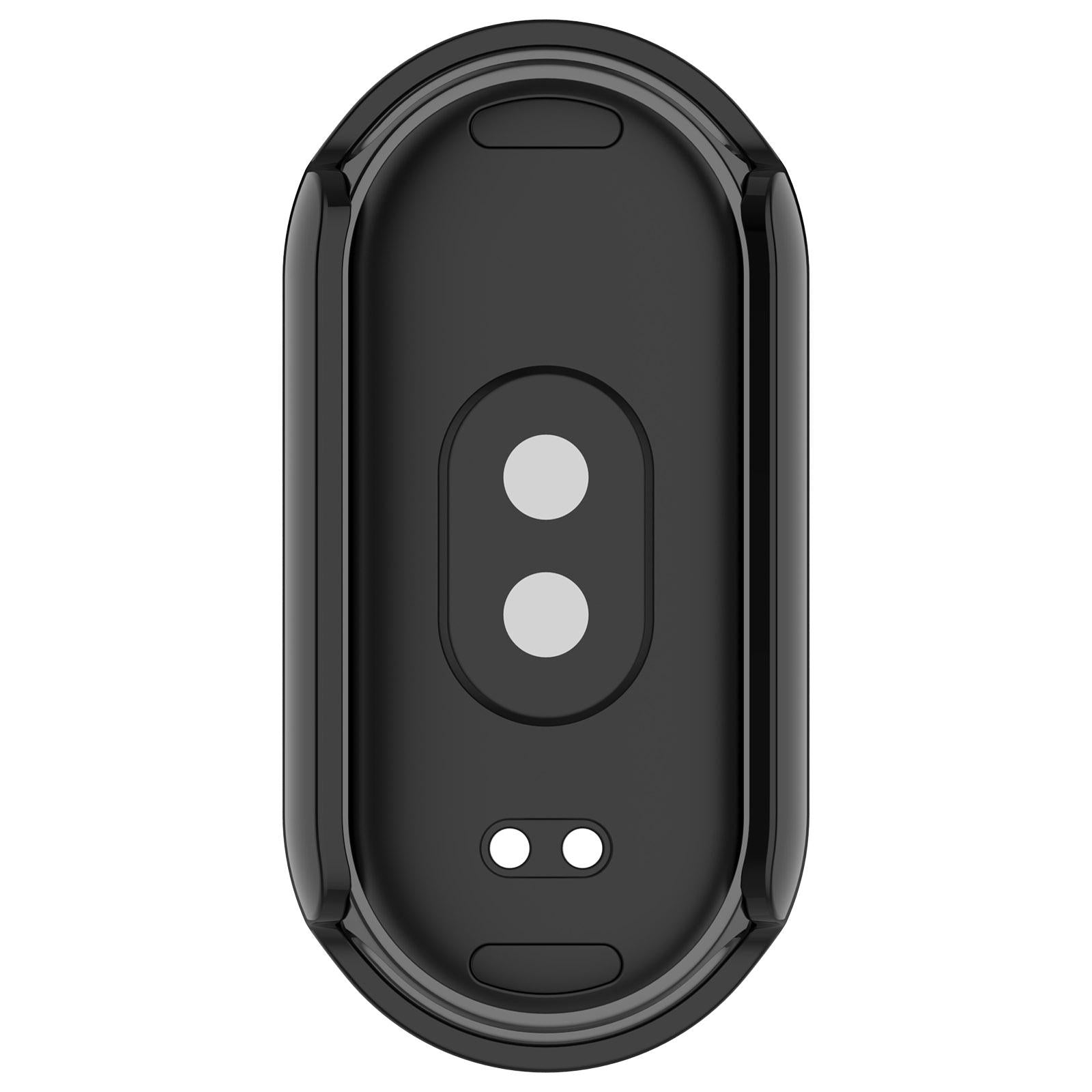 For Xiaomi Smart Band 10 / 10 NFC Tempered Film Integrated PC Watch Protective Cover(Black)