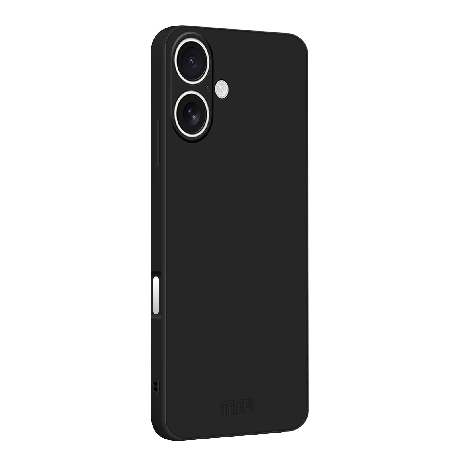 Compatible with iPhone 18 MOFI Caring Soft Shell Liquid Silicone Skin Feel Phone Case - Black