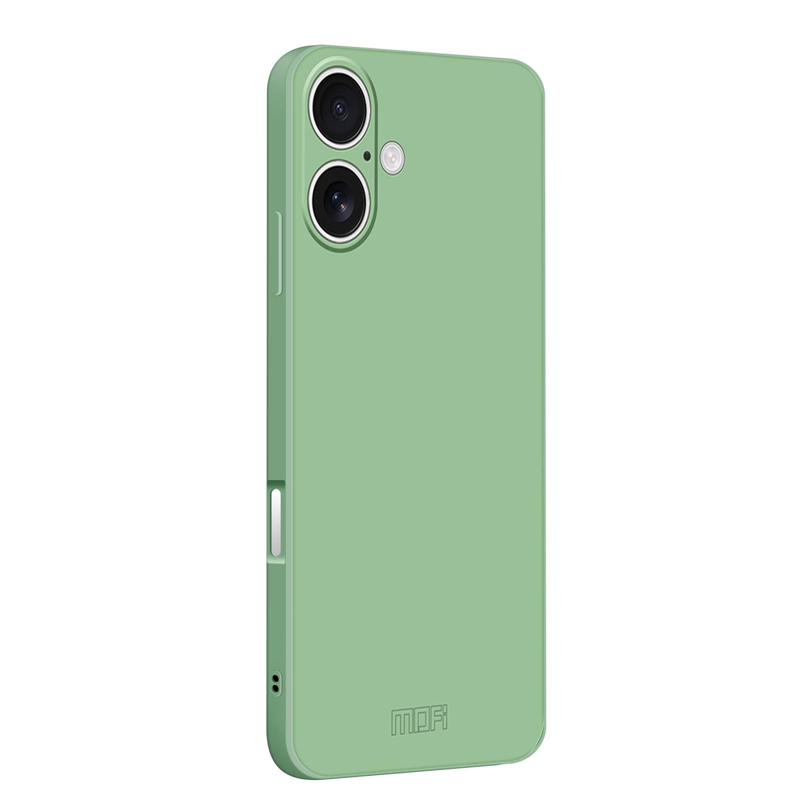 Compatible with iPhone 18 MOFI Caring Soft Shell Liquid Silicone Skin Feel Phone Case - Matcha Green