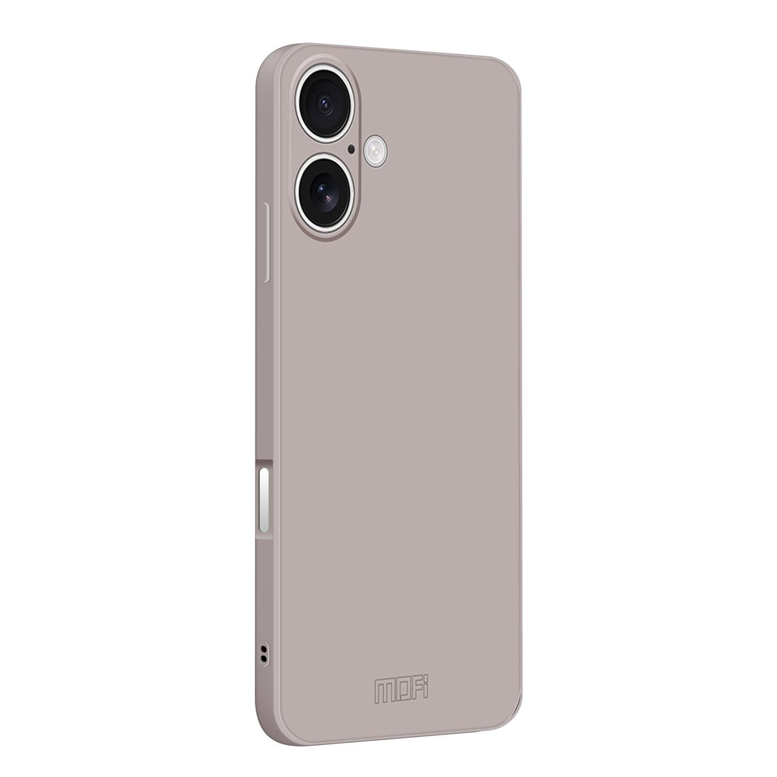 Compatible with iPhone 18 MOFI Caring Soft Shell Liquid Silicone Skin Feel Phone Case - Titanium Gray