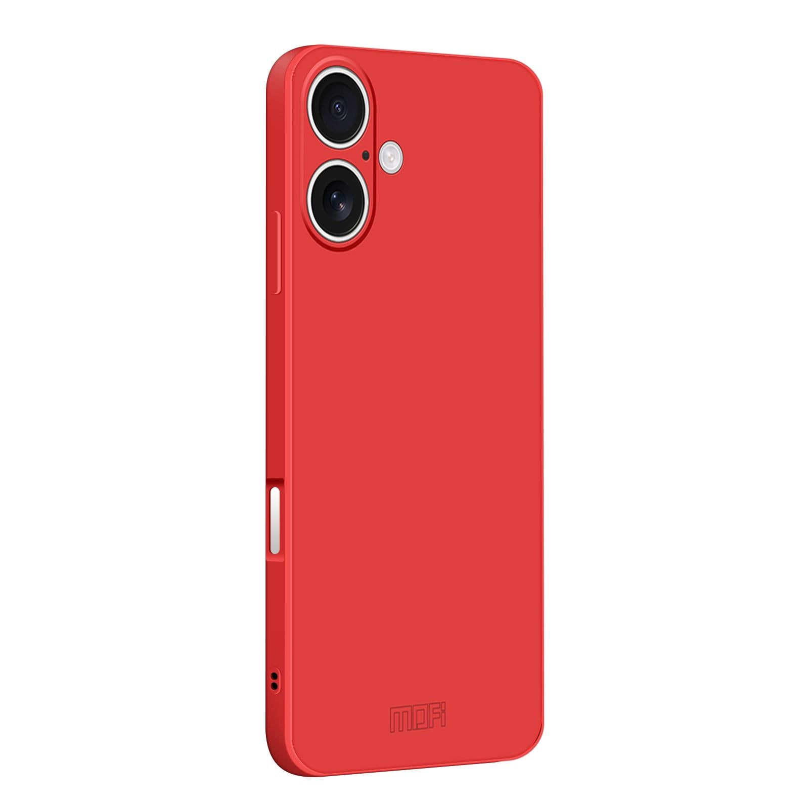 Compatible with iPhone 18 MOFI Caring Soft Shell Liquid Silicone Skin Feel Phone Case - Red