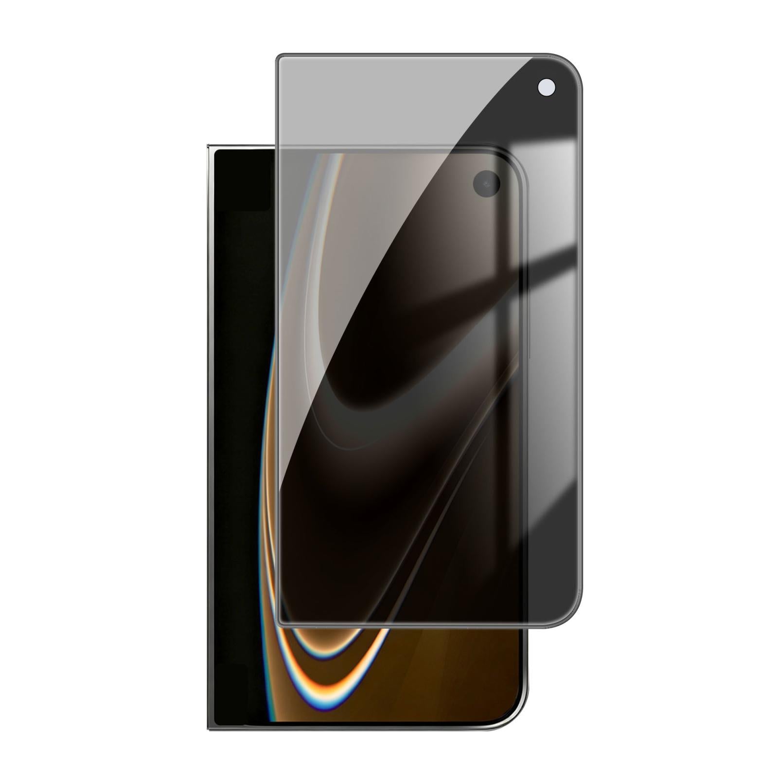 Compatible with iPhone Duo Outer Screen Kalebol High-Aluminum Screen-Printed Full-Coverage Black-Border Privacy Tempered Glass Film