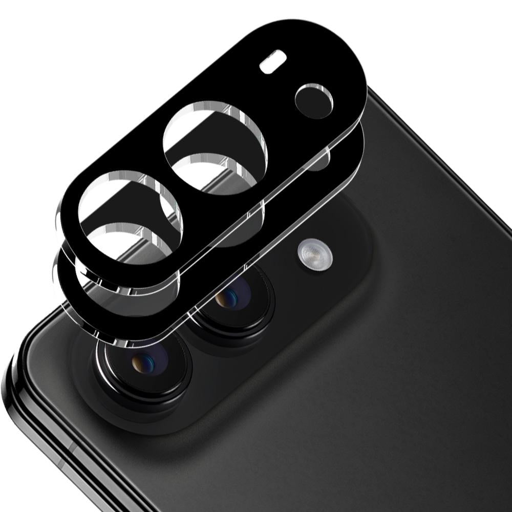 Compatible with iPhone Duo 2pcs ENKAY Hat-Prince Black 9H Rear Camera Lens Tempered Glass Film