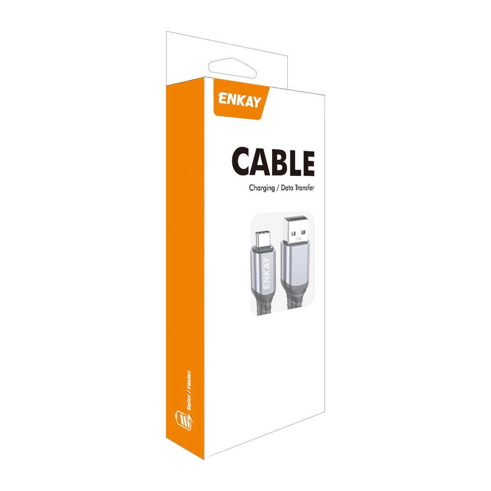 ENK-CB188 USB 3.2 to Type-C 60W Fast Charging Cable 10Gbps Super Speed Data Transfer, Length:0.5m
