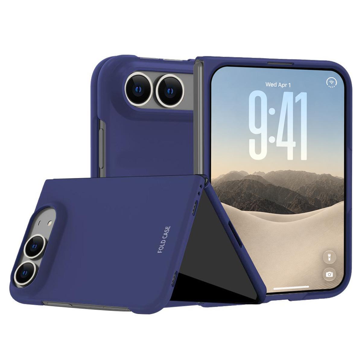 Compatible with iPhone Duo Skinfeel Electroplating All-inclusive Shockproof Phone Case - Blue