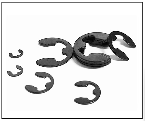 50 PCS Open retaining ring manganese steel/spring steel C-type circlip E-type open circlip circlip M1.5