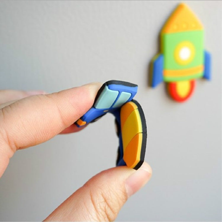 10 PCS Resin DIY Simulation Car Fridge Magnet Home Decoration(Small Truck)